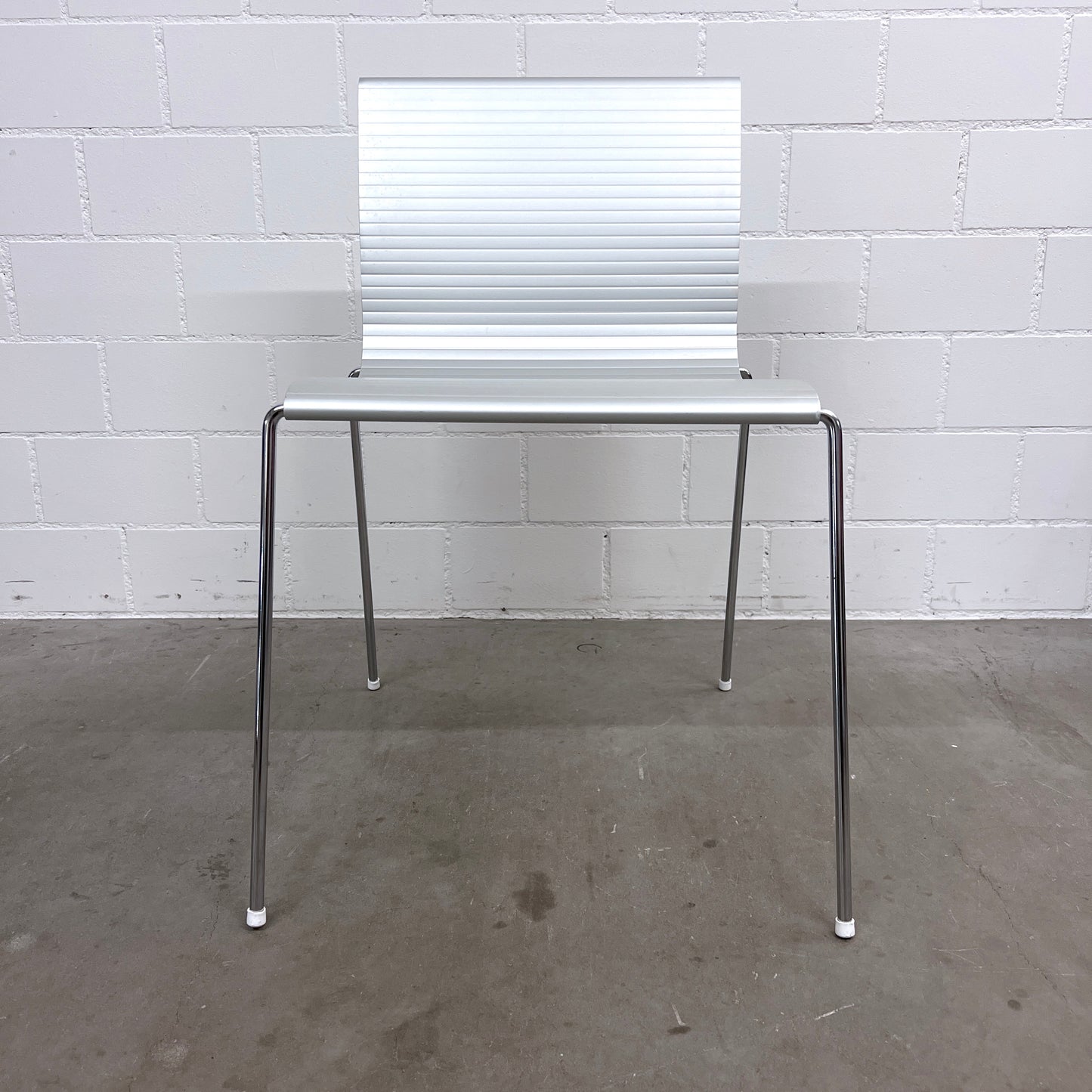 4 Aluminium Stühle, stapelbar