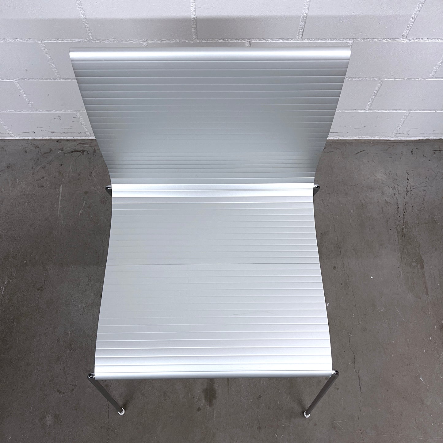 4 Aluminium Stühle, stapelbar
