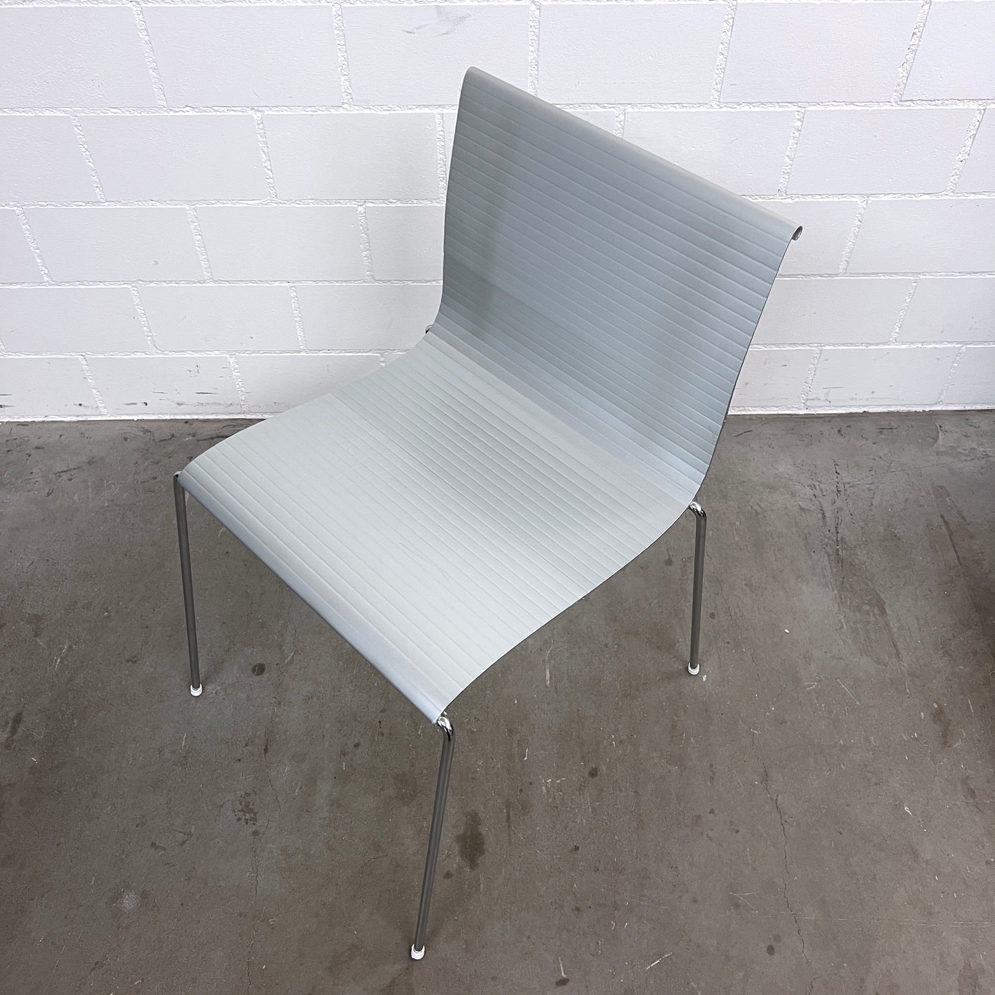 4 Aluminium Stühle, stapelbar
