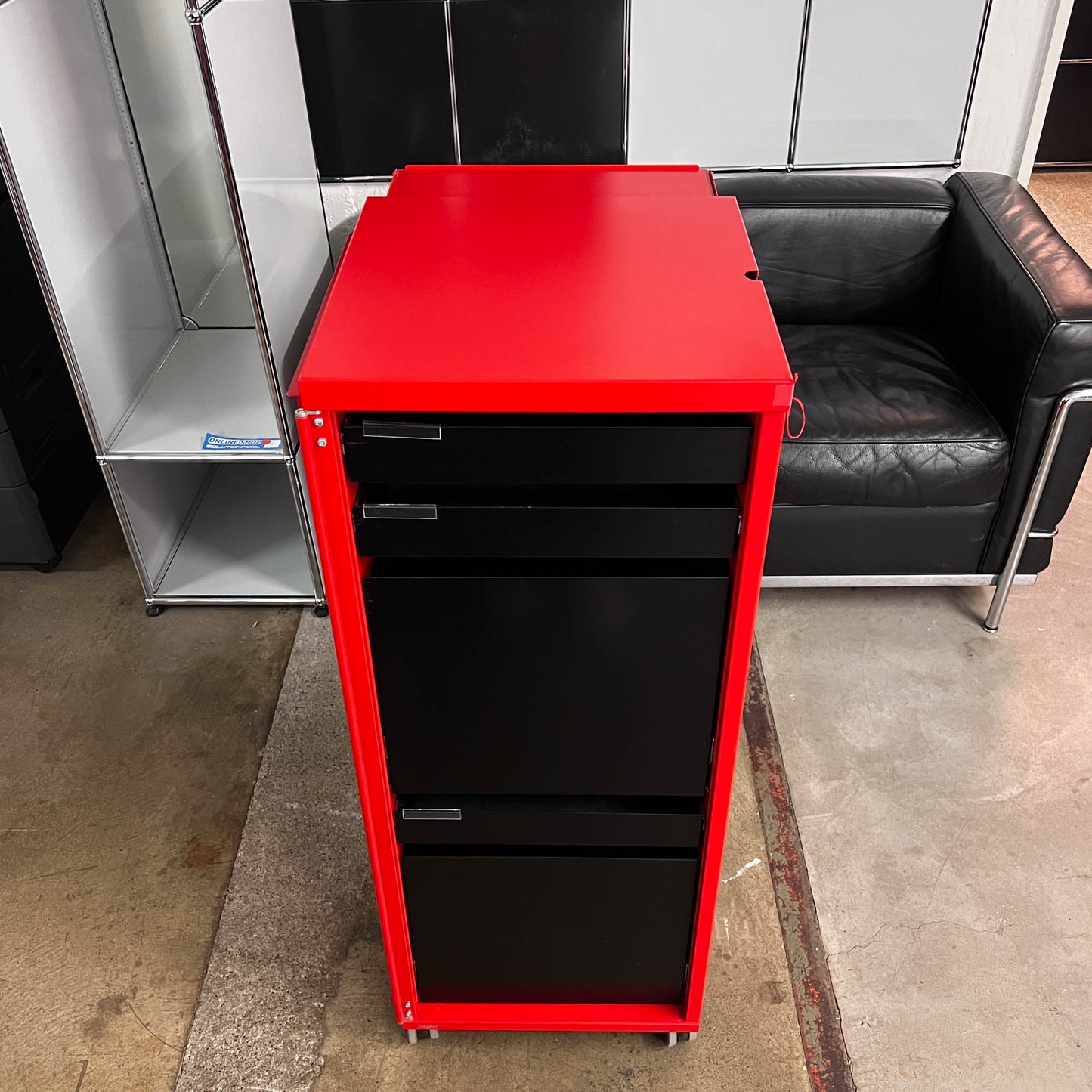 Bigla My Box Trolley, Stahl, Rot