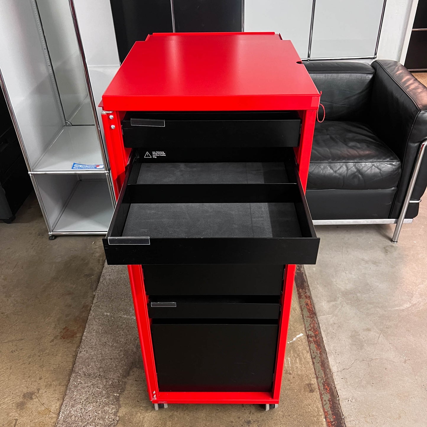 Bigla My Box Trolley, Stahl, Rot