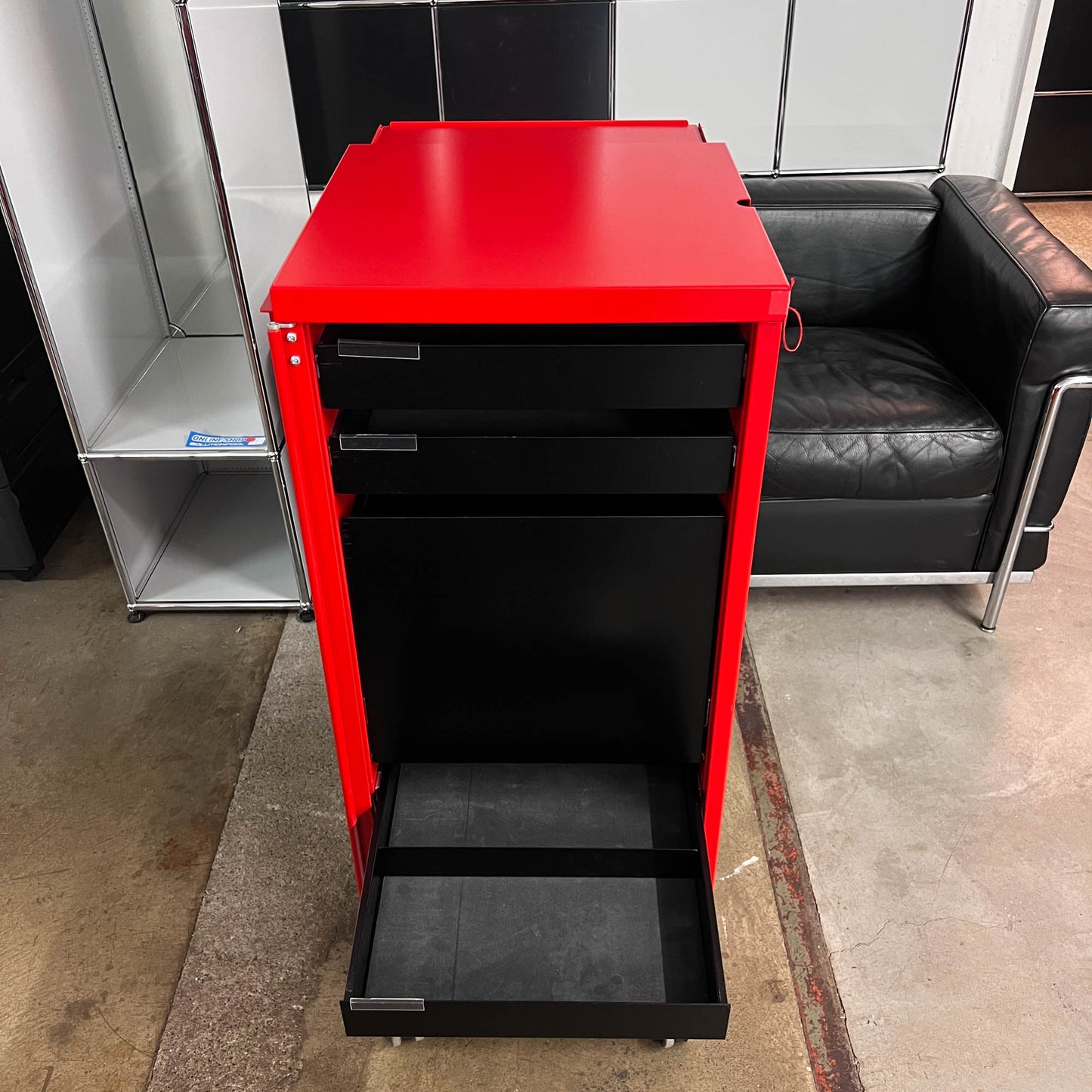 Bigla My Box Trolley, Stahl, Rot