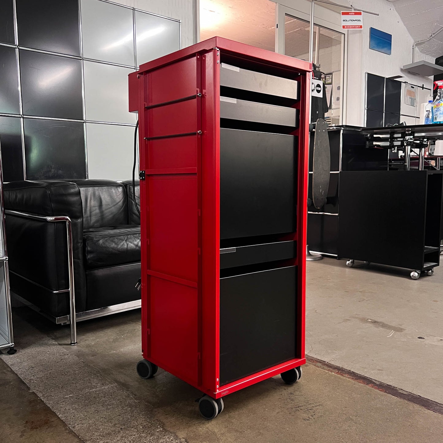 Bigla My Box Trolley, Stahl, Rot