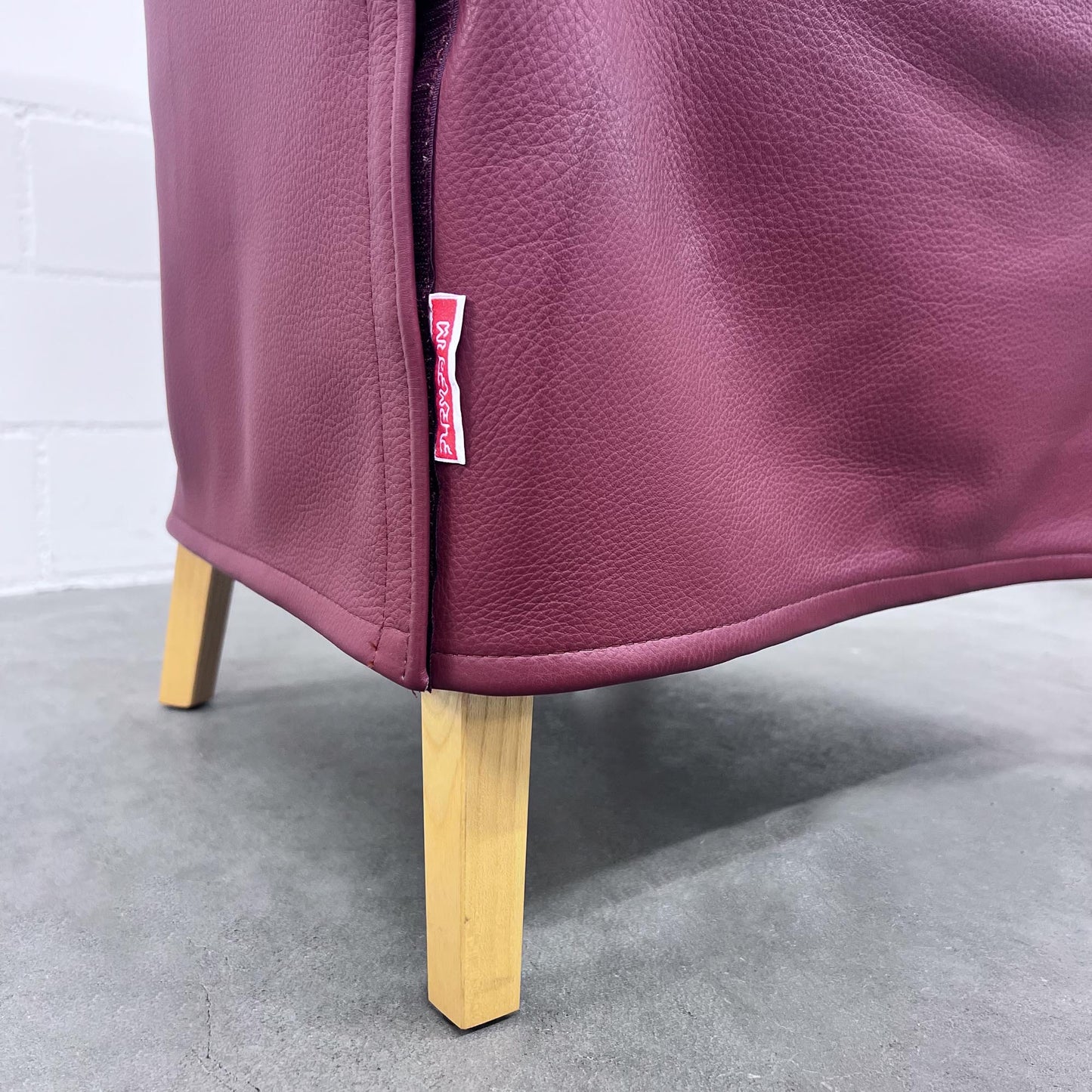 Ledersessel, Rot, Flexform