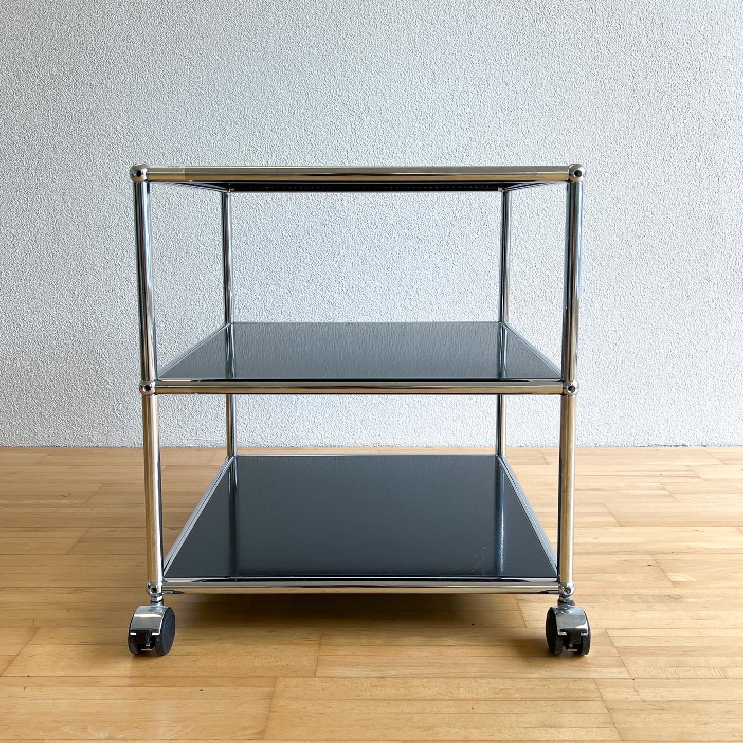 USM Druckermöbel auf Rollen, Graphitschwarz