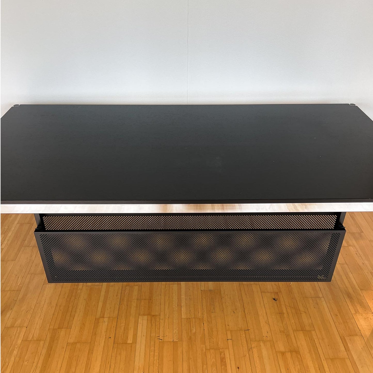 USM Tisch, Eiche Schwarz, 200x100cm