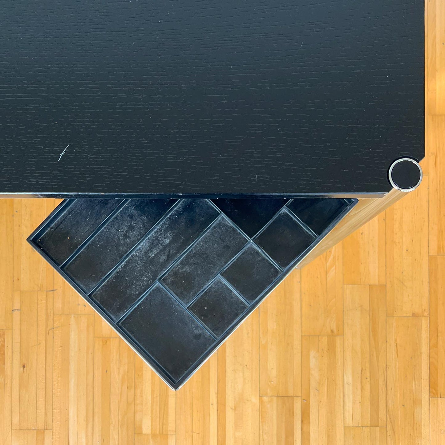 USM Tisch, Eiche Schwarz, 200x100cm