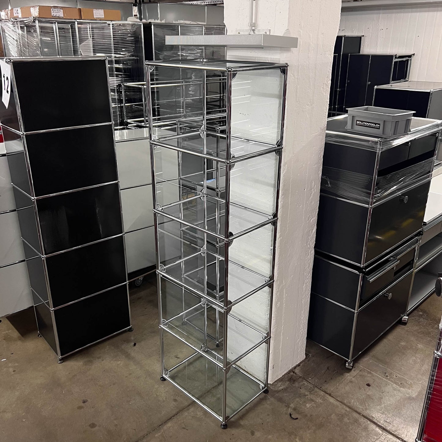 USM Vitrine, 5 Fächer vorne offen