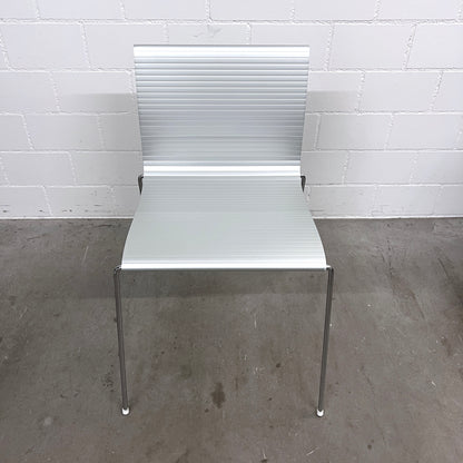 4 Aluminium Stühle, stapelbar