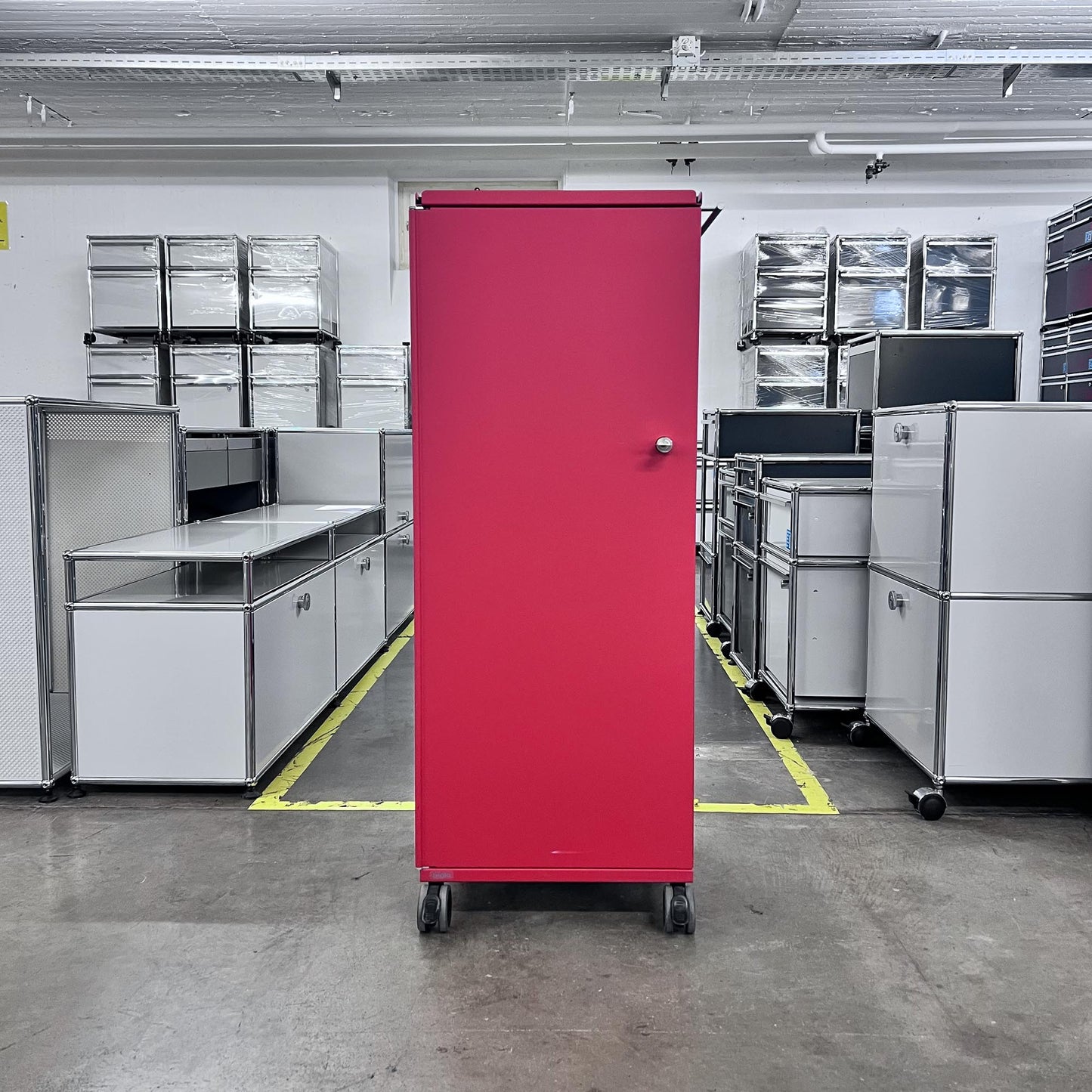 Bigla myBox Trolley, rot, 3 Schubladen, 1 Tablar