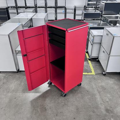 Bigla myBox Trolley, rot, 3 Schubladen, 1 Tablar