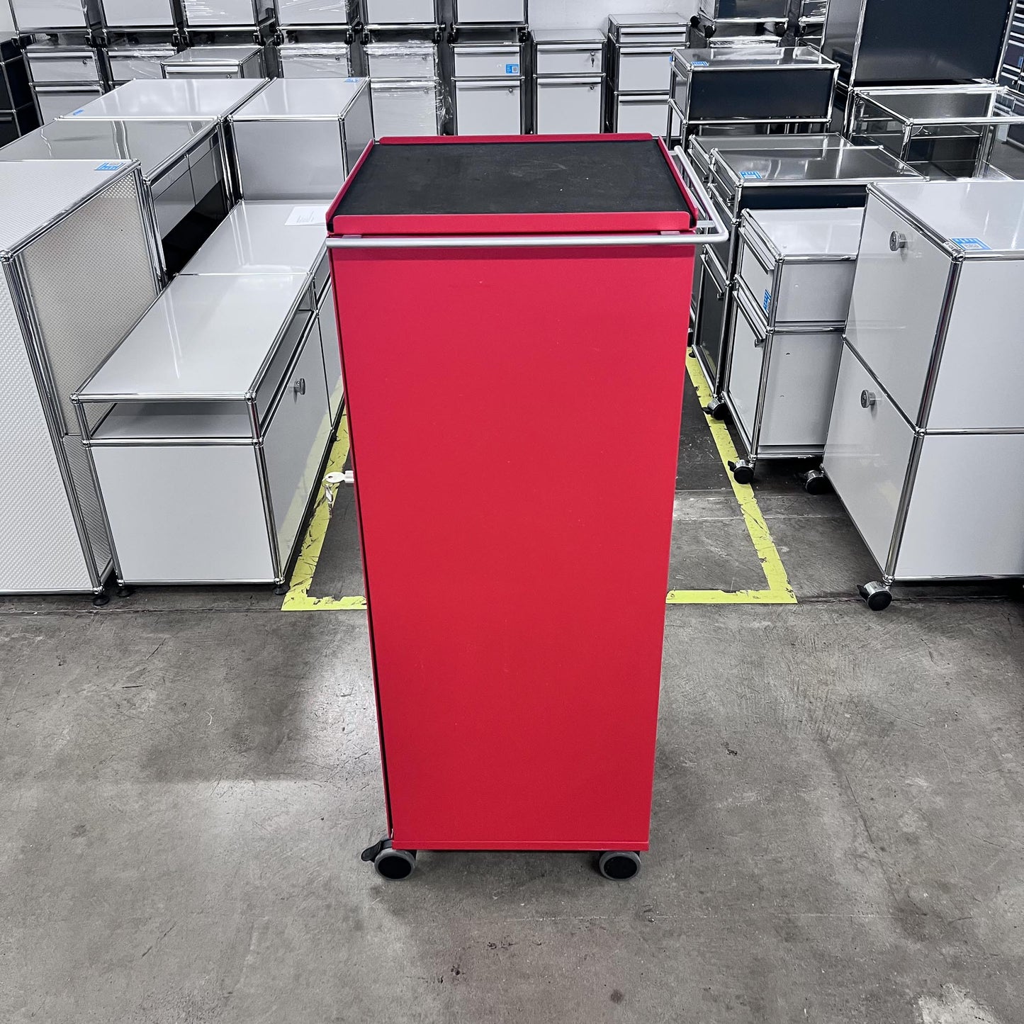 Bigla myBox Trolley, rot, 4 Schubladen, 1 Tablar