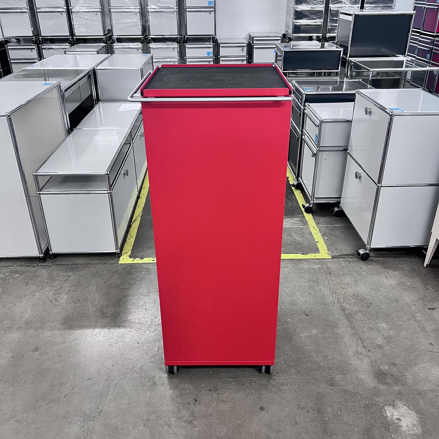 Bigla myBox Trolley, rot, 4 Schubladen, 1 Tablar