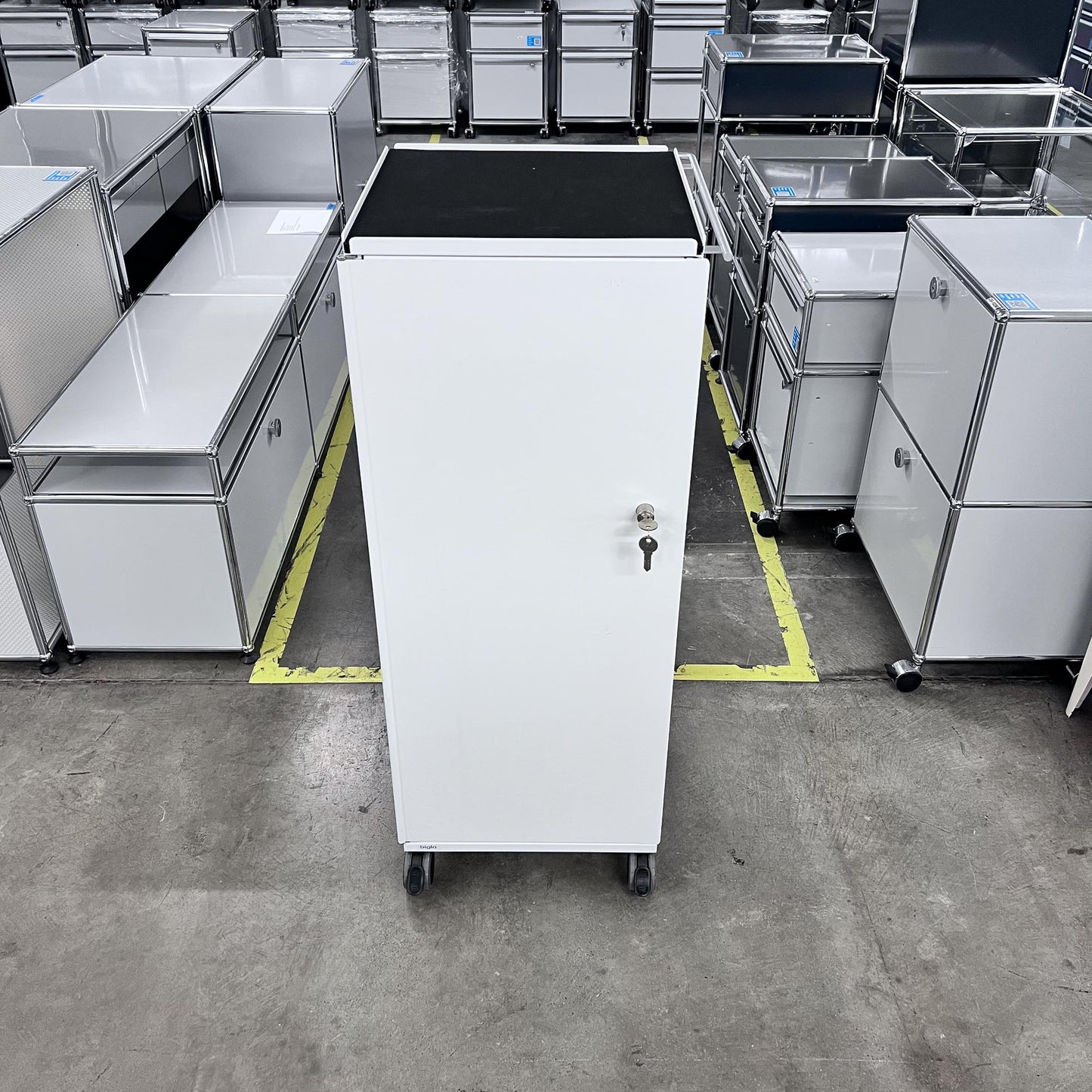 Bigla myBox Trolley, weiss, 3 Schubladen