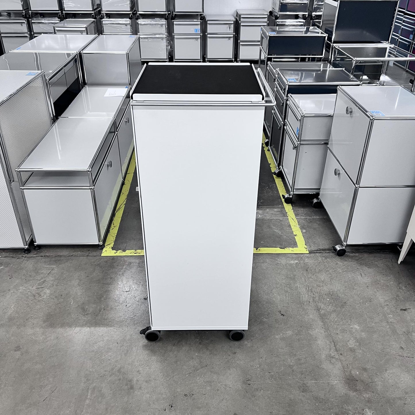 Bigla myBox Trolley, weiss, 3 Schubladen