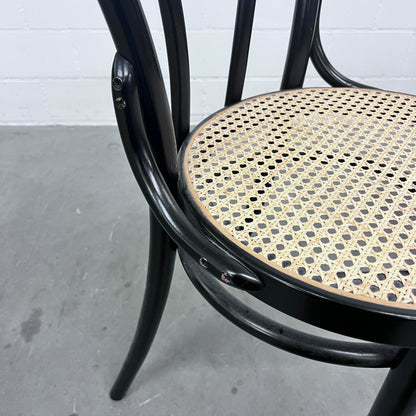 3 Bistrostühle, Schwarz