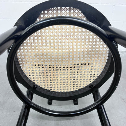 3 Bistrostühle, Schwarz