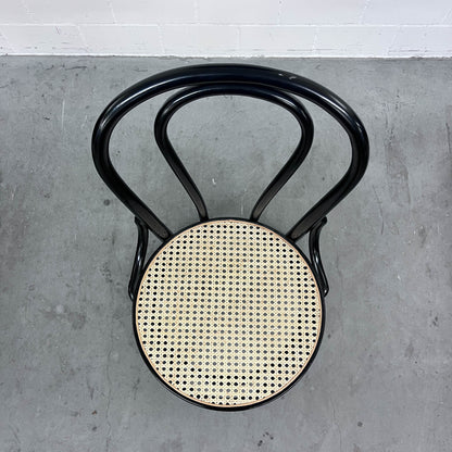 3 Bistrostühle, Schwarz