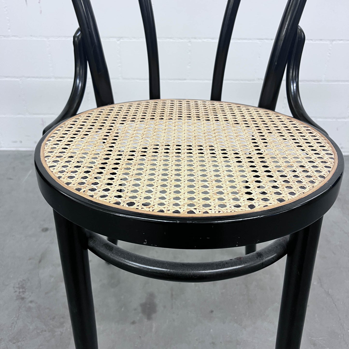 3 Bistrostühle, Schwarz