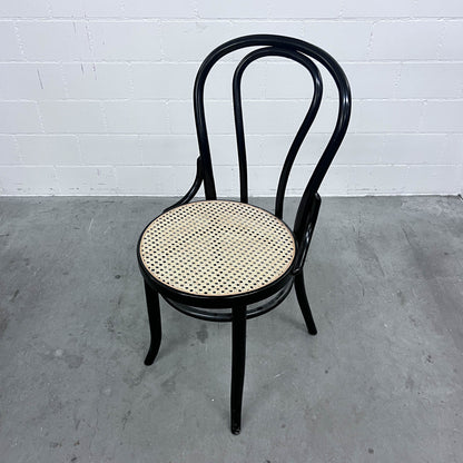 3 Bistrostühle, Schwarz