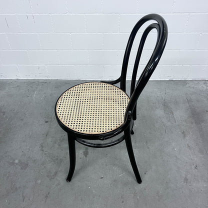 3 Bistrostühle, Schwarz