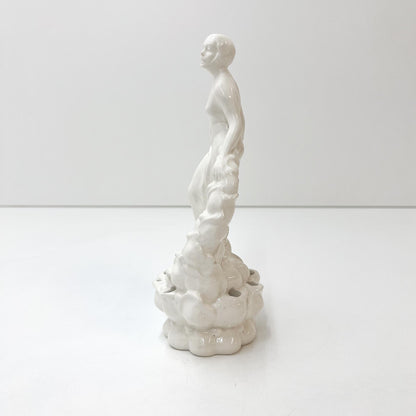 Blumensteckfigur, weiss