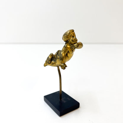 Figur, Mädchen, Goldig