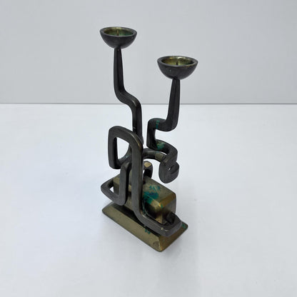 Kerzenständer Messing, 50er Jahre