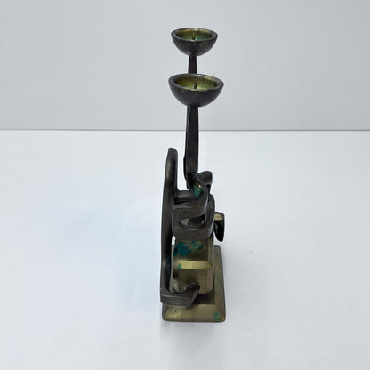 Kerzenständer Messing, 50er Jahre