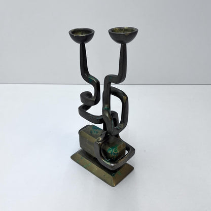 Kerzenständer Messing, 50er Jahre