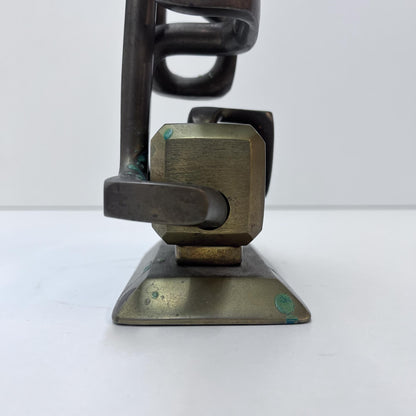 Kerzenständer Messing, 50er Jahre