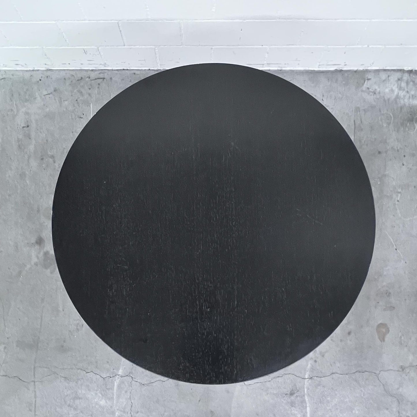 USM Kitos Tisch, rund, 90cm, Eiche schwarz, Q2