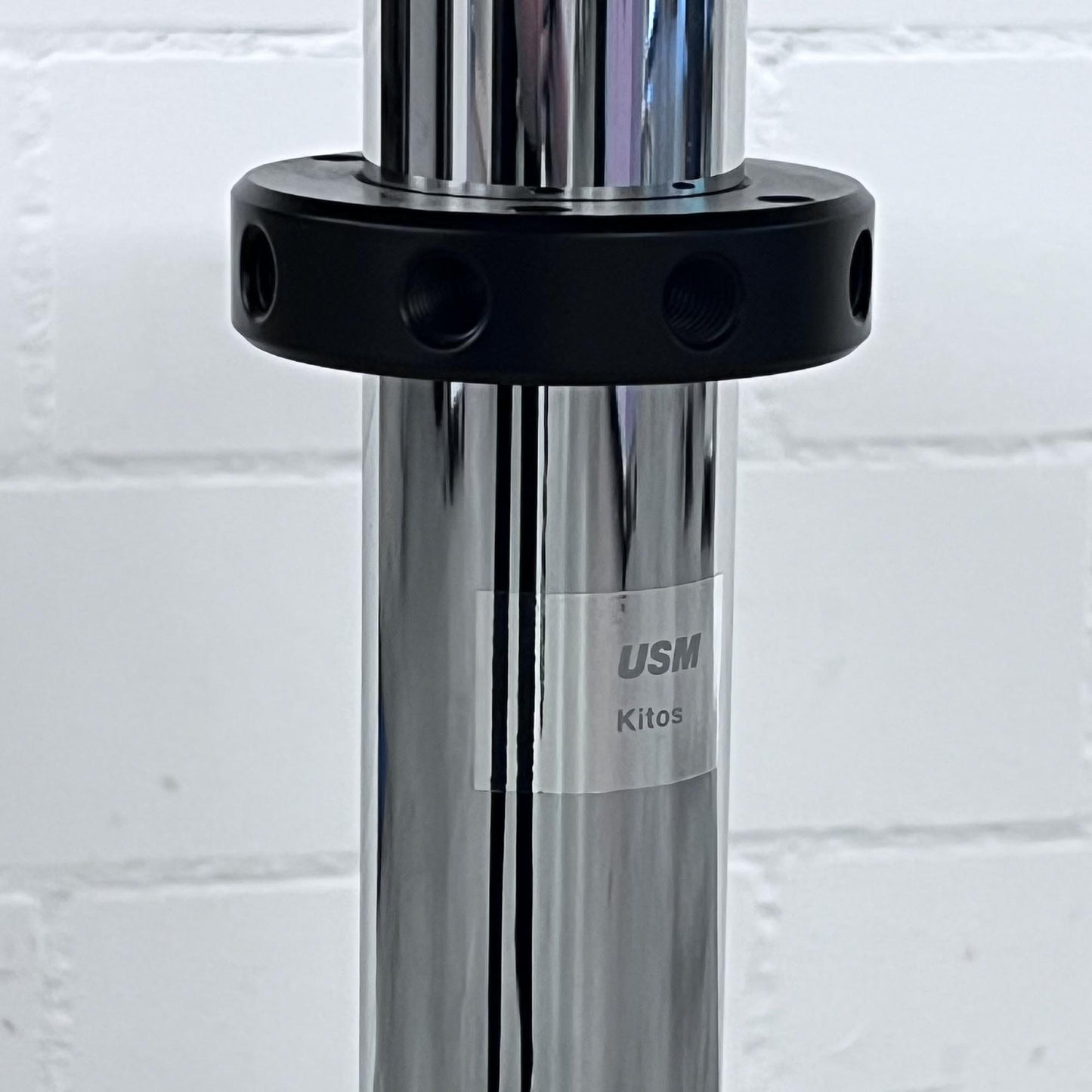 USM Kitos Tisch, rund, 90cm, Eiche schwarz, Q2