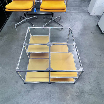 USM Loungetisch, goldfarbig, neuwertig