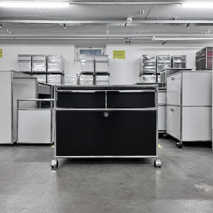 USM Organisationsmöbel, Graphitschwarz, 2 A6 Schubladen, Q3