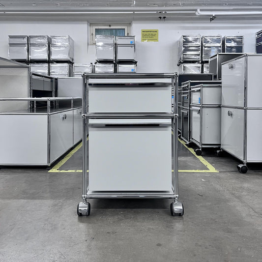 USM Rollkorpus, lichtgrau, A4, A6 Schubladen, Q1