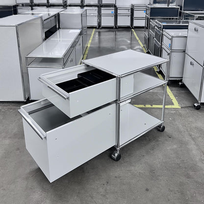 USM Rollkorpus, lichtgrau, A4, A6 Schubladen, Q1