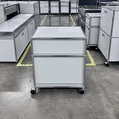 USM Rollkorpus, lichtgrau, A4, A6 Schubladen, Q1