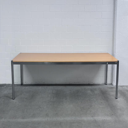 USM Tisch, Buche furniert, 200x75cm, Q2