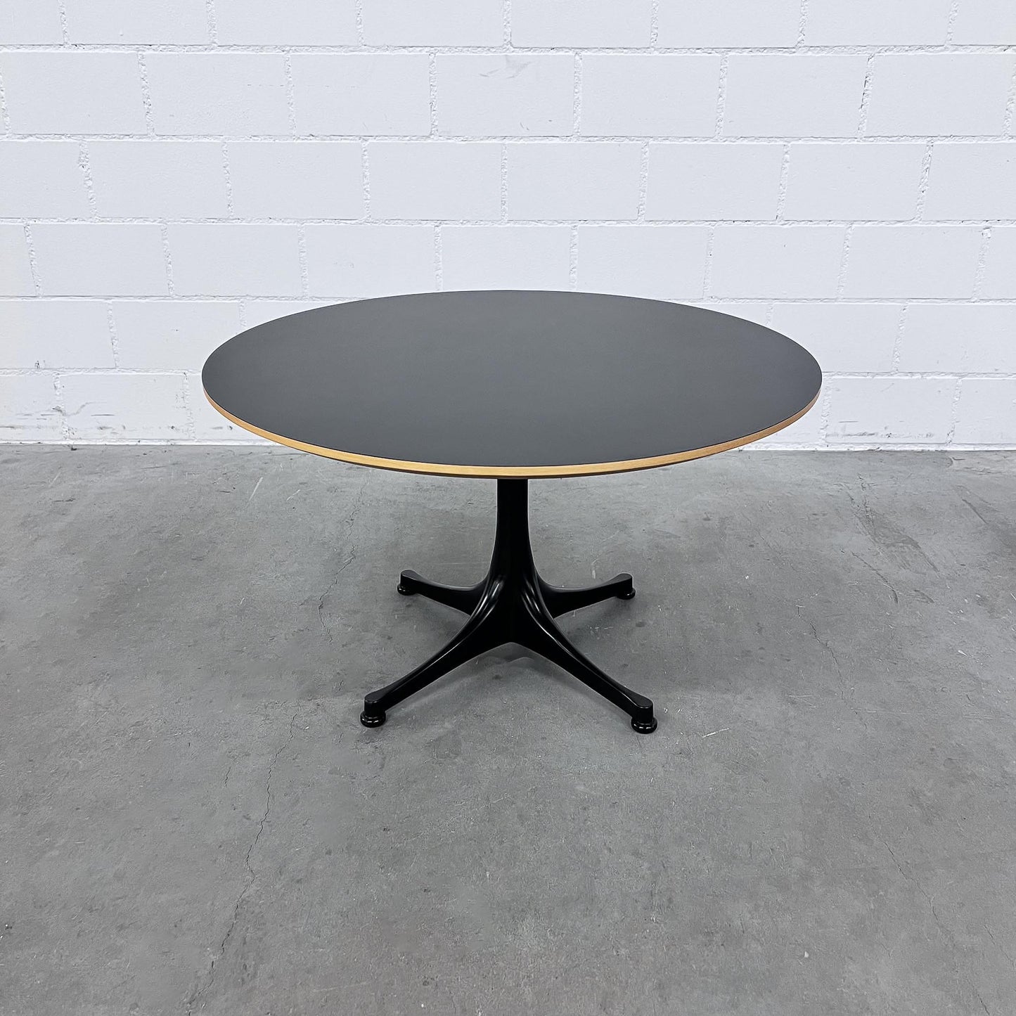 George Nelson, Vitra, Couchtisch, Ø 72, Schwarz