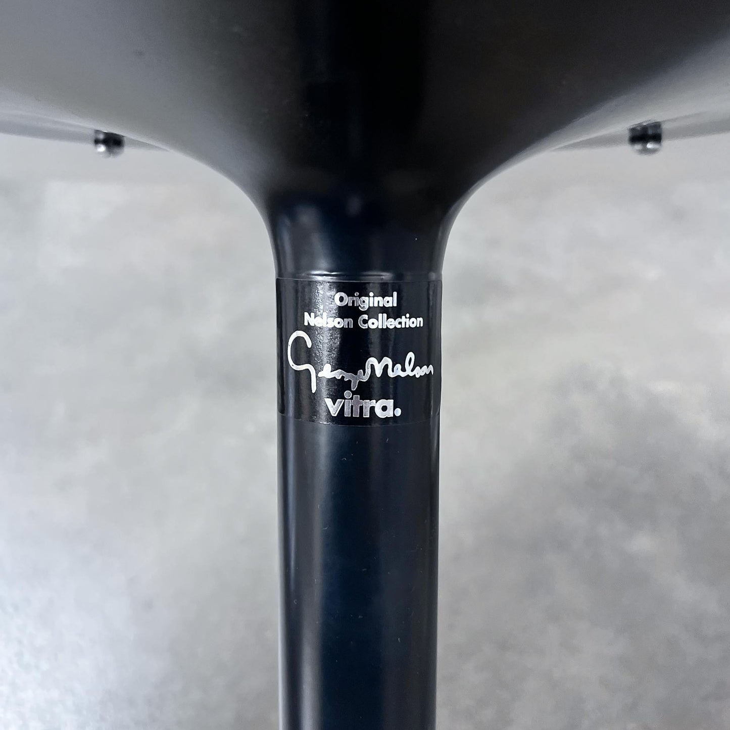 George Nelson, Vitra, Couchtisch, Ø 72, Schwarz